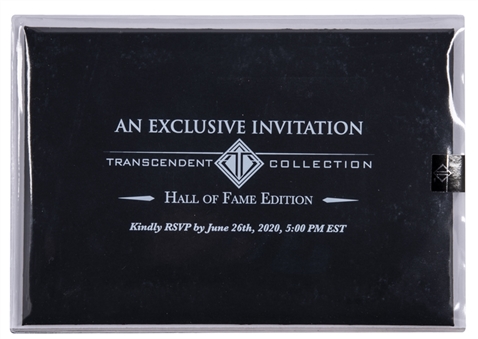 2020 Topps Transcendent Hall of Fame Exclusive VIP Invitation – Mariano Rivera at Yankee Stadium!